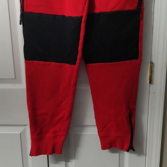 Mens Reg joggers sweatpants with relective material on front  Sz XL - Picture 2 of 6